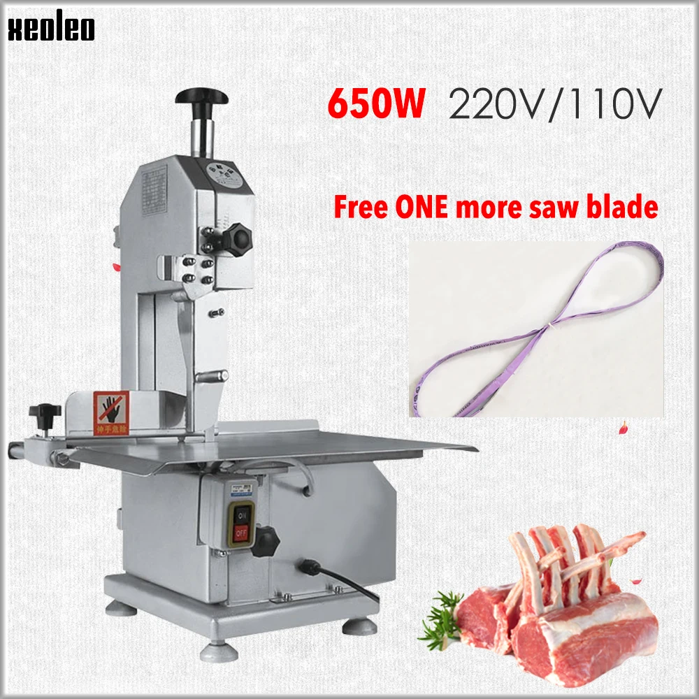 Skup Maszyna do cięcia kości XEOLEO maszyna do cięcia kości nóż do mrożonego mięsa handlowa maszyna do cięcia żebra ryba mięso wołowina maszyna 110 V 220 V