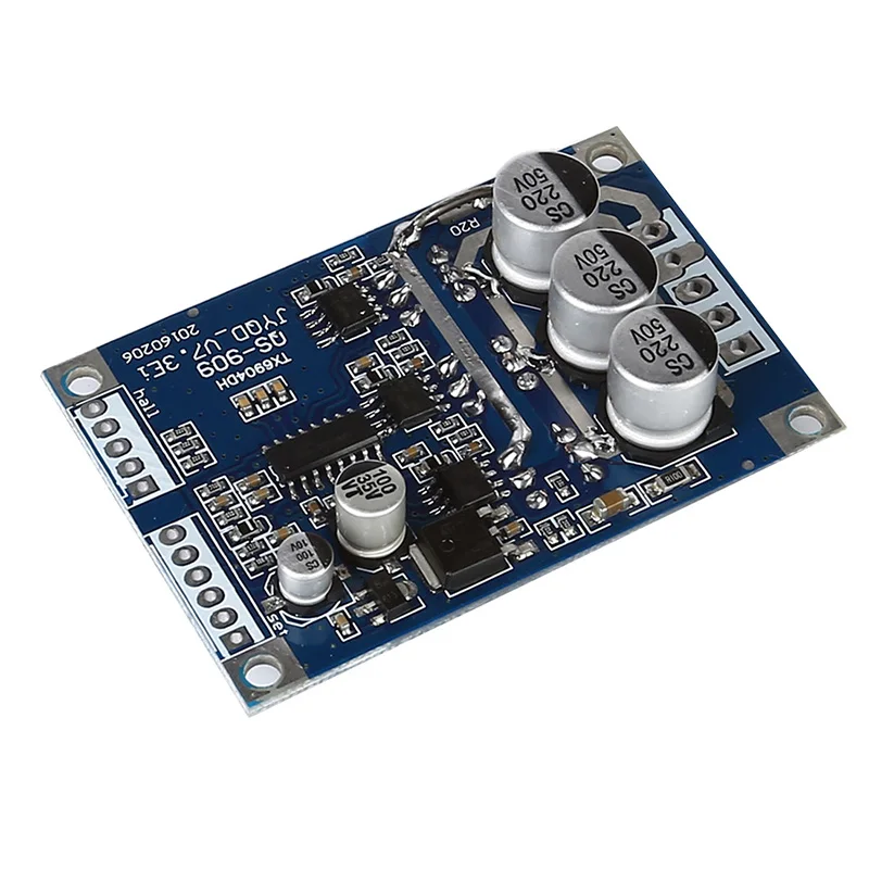 DC 12 V 36 500W Бесщеточный контроллер двигателя Холла сбалансированная плата