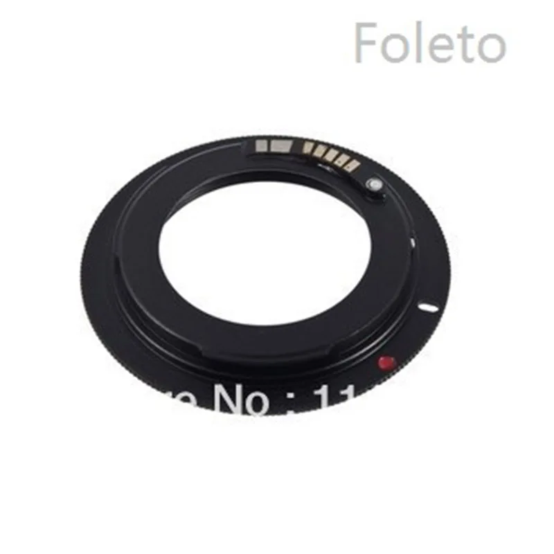 Foleto AF camera M42 E Black AF Подтвердите крепление адаптер для объектива M42 для Canon EOS EF camera EOS 5D/EOS 5D Mark II/EOS 7D