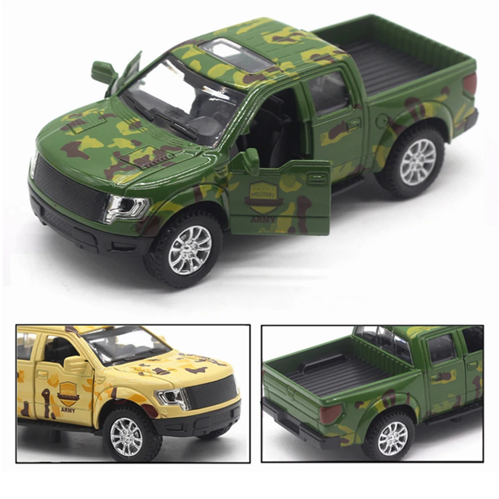 

Vehicle model Military Special Police series Alloy pull back Car Camouflage jeep Toys collection gifts for kid 2 colors 1:32