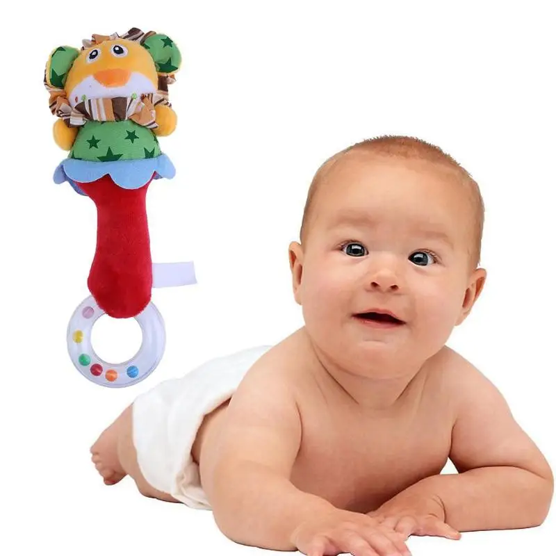 Детский колокольчик игрушечная рука мультфильм лев детская игрушка-погремушка Tinkle подвесная игрушка