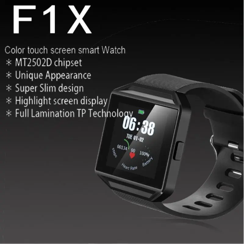 

F1x Smart Watch Information Reminder Smart Watch Motion Tracking Mobile Positioning Sleep Analysis wholesale