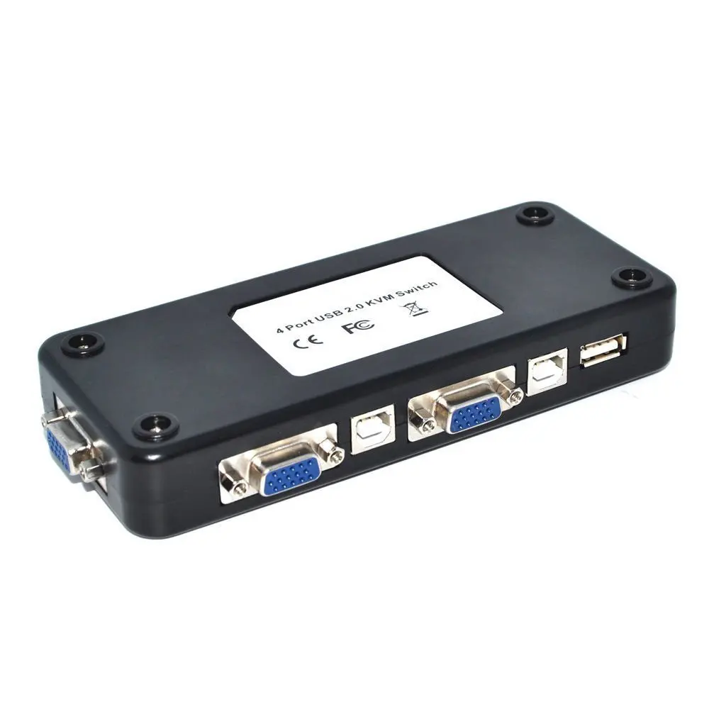 1 компл. 4 квм переключателя и концентратор порта USB 2 0 адаптер VGA/детской розетки