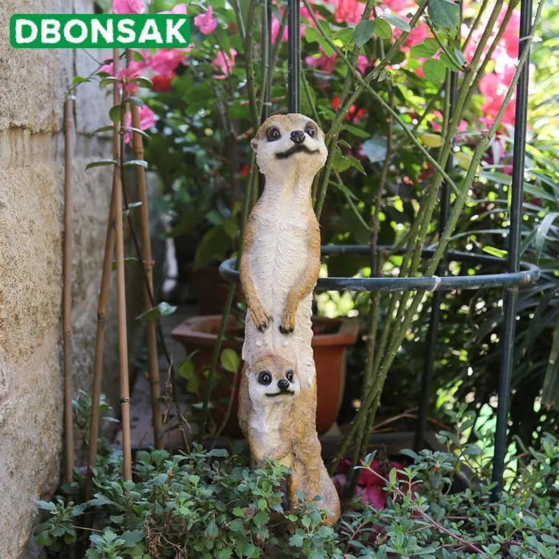 Наружные садовые полимерные изделия Mongoose украшение статуи домашний внутренний двор балкон милый кот скульптуры животных Декор парк украше... Наружные садовые полимерные изделия Mongoose украшение статуи домашний внутренний двор балкон милый кот скульптуры животных Декор парк украше...