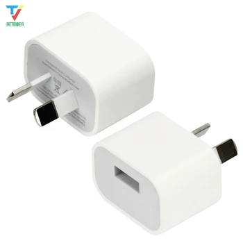

50pcs/lot 5V 2A AU Plug USB Wall Charger Power Travel AC Adapter square good desin for iPhoneX 8 7 wholesale cheap