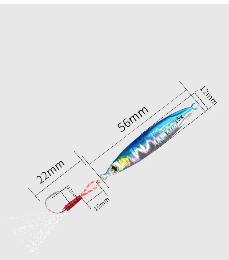 FUNADAIKO 5 шт./лот микро приманки из свинца джиг металлический джиг, приманка для рыбалки медленный джиг приманка для рыбалки джиг приманка 15 г 20 г