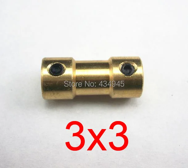 Acoplamiento Rígido De Cobre Para Ejes De Motor - Diámetro 2mm A 5mm, Largo 20mm, Ideal Para Impresoras 3D Y Modelos