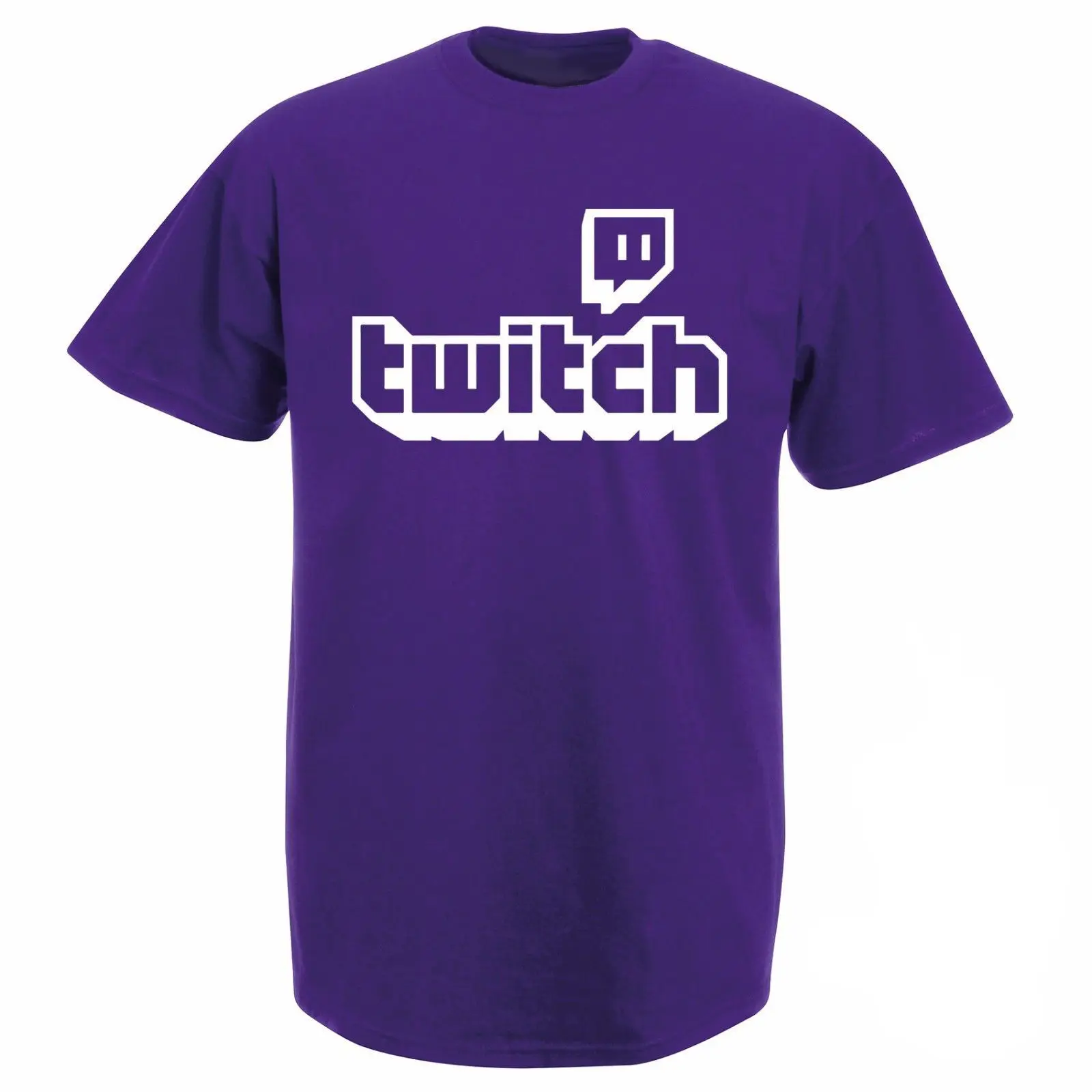 Twitch tv Футболка-Фиолетовый Игровой Топ Мужская футболка «геймер» день отцов вентилятор подарки с коротким рукавом pride для мужчин и женщин унисекс футболка