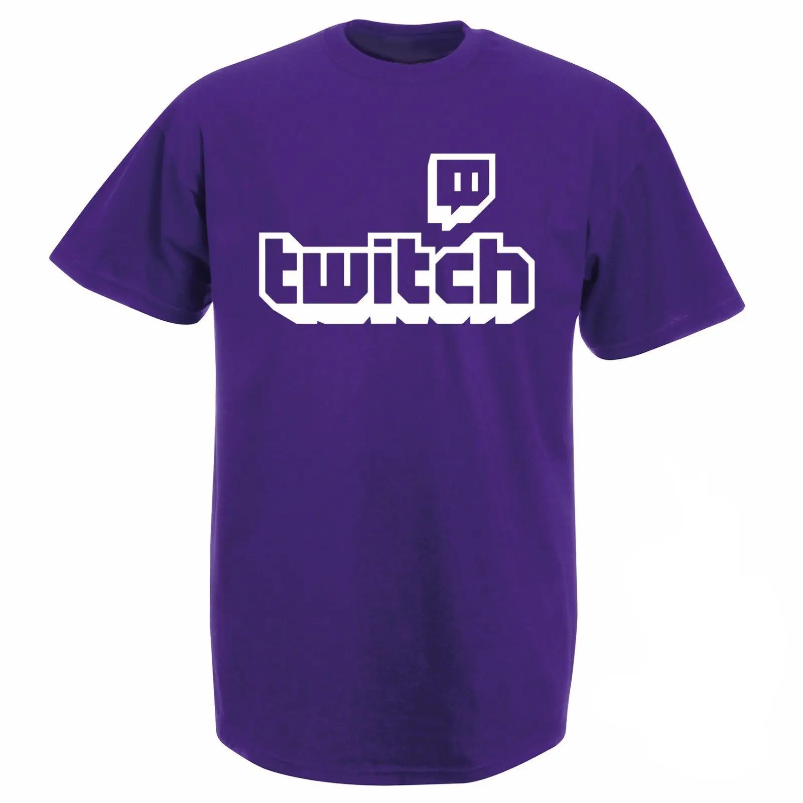 Футболка Twitch TV-Фиолетовый Игровой Топ Мужская футболка геймер подарок на день