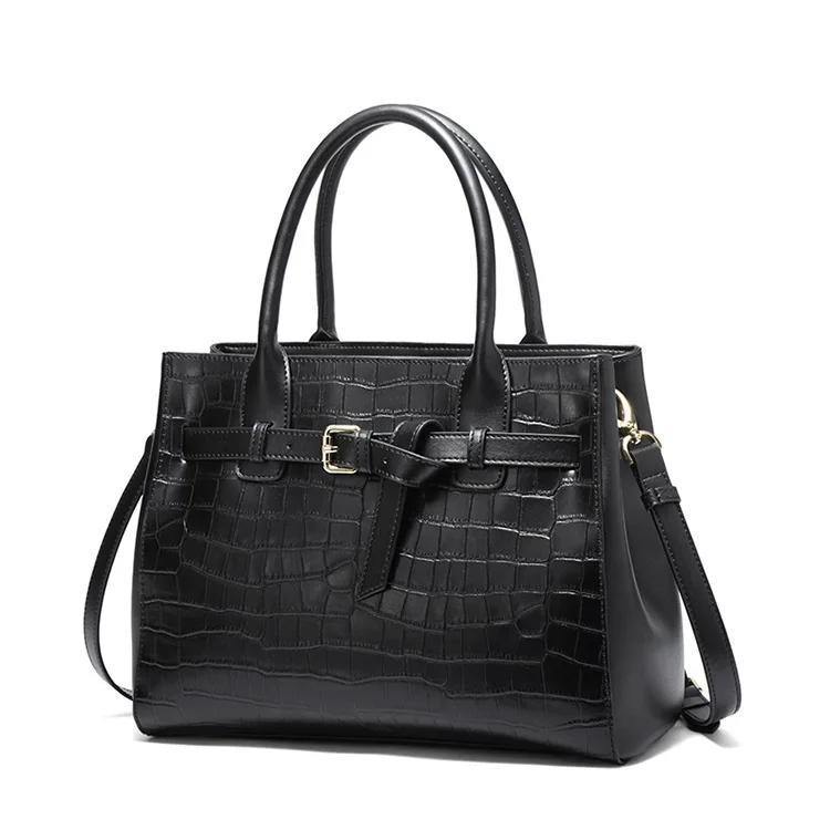 

LOVELY Handbag Capacity Genuine Leather Woman Fashion Single Shoulder Package