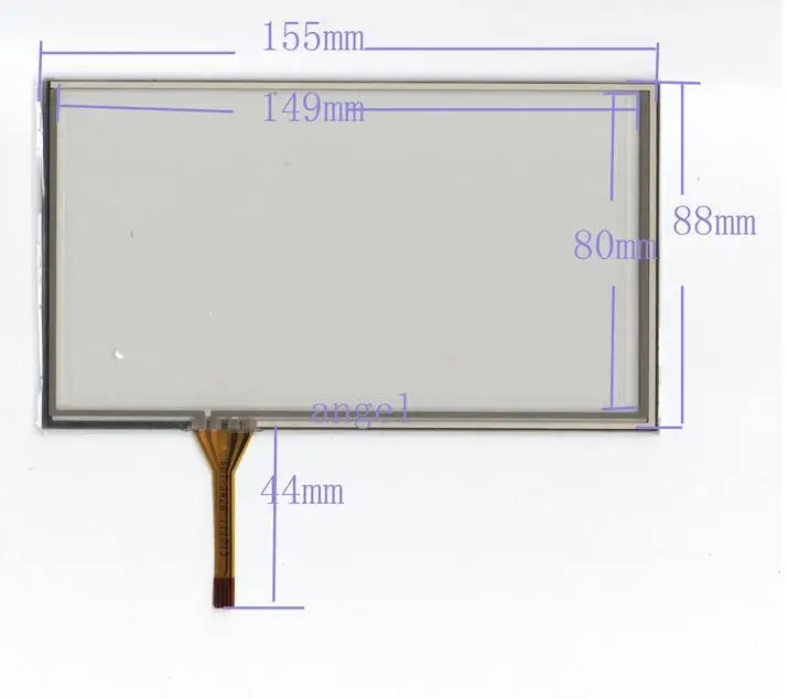 ZhiYuSun KDT-1743 155 мм * 88 Новый 6 2 дюймовый сенсорный экран для GPS стекло 155*88 HSD062IDW1 |