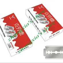 Самый дешевый облачный 100 шт. в упаковке Япония 6CR13 лезвие из нержавеющей стали с двойными краями безопасное лезвие бритвы, легко использовать LZS0107