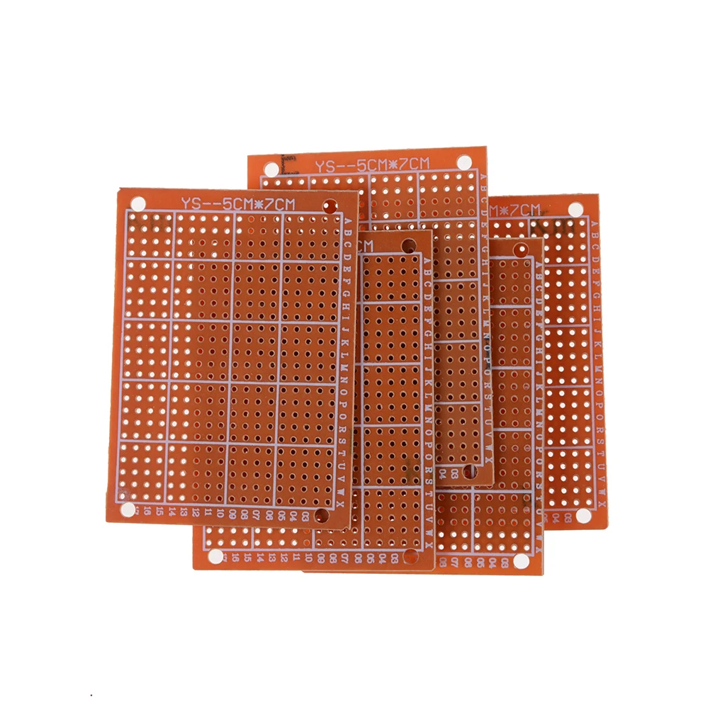 

NEW ARRIVAL PCB Protoboard Circuit Board PCB Prototype Board Single Side Copper PCB Plate 10pcs 5X7CM 1.2mm