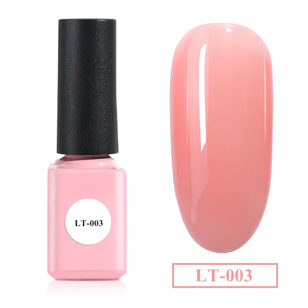 6 мл ногтей гель лак для ногтей телесного цвета розовый чистый Цвета замочить от УФ-светодиодный Гибридный гель Лаки стойкий маникюр JILT01-06