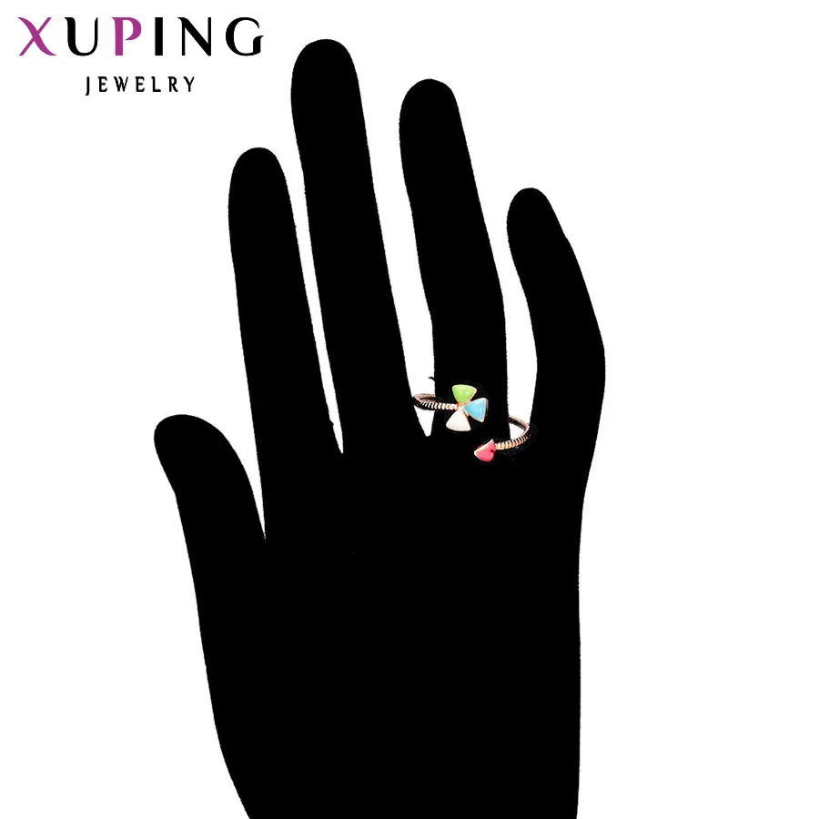Xuping модное кольцо специальный дизайн кольца для женщин высокое качество позолоченное ювелирное изделие Рождественский подарок 12713