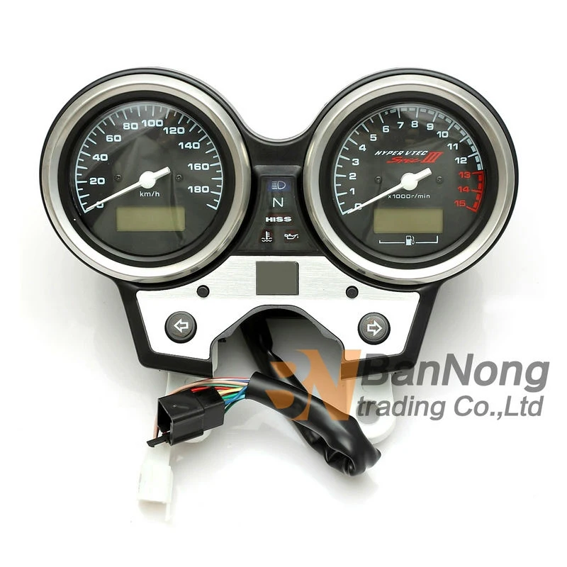 

Motorcycle Gauges Cluster Speedometer Tachometer Meter Odometer Instrument Assembly For Honda CB400 SF vtec 2005-06-2007