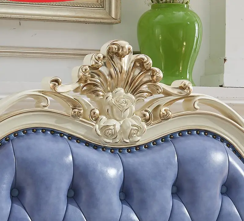 European style Foshan high quality antique royal european style bed furniture