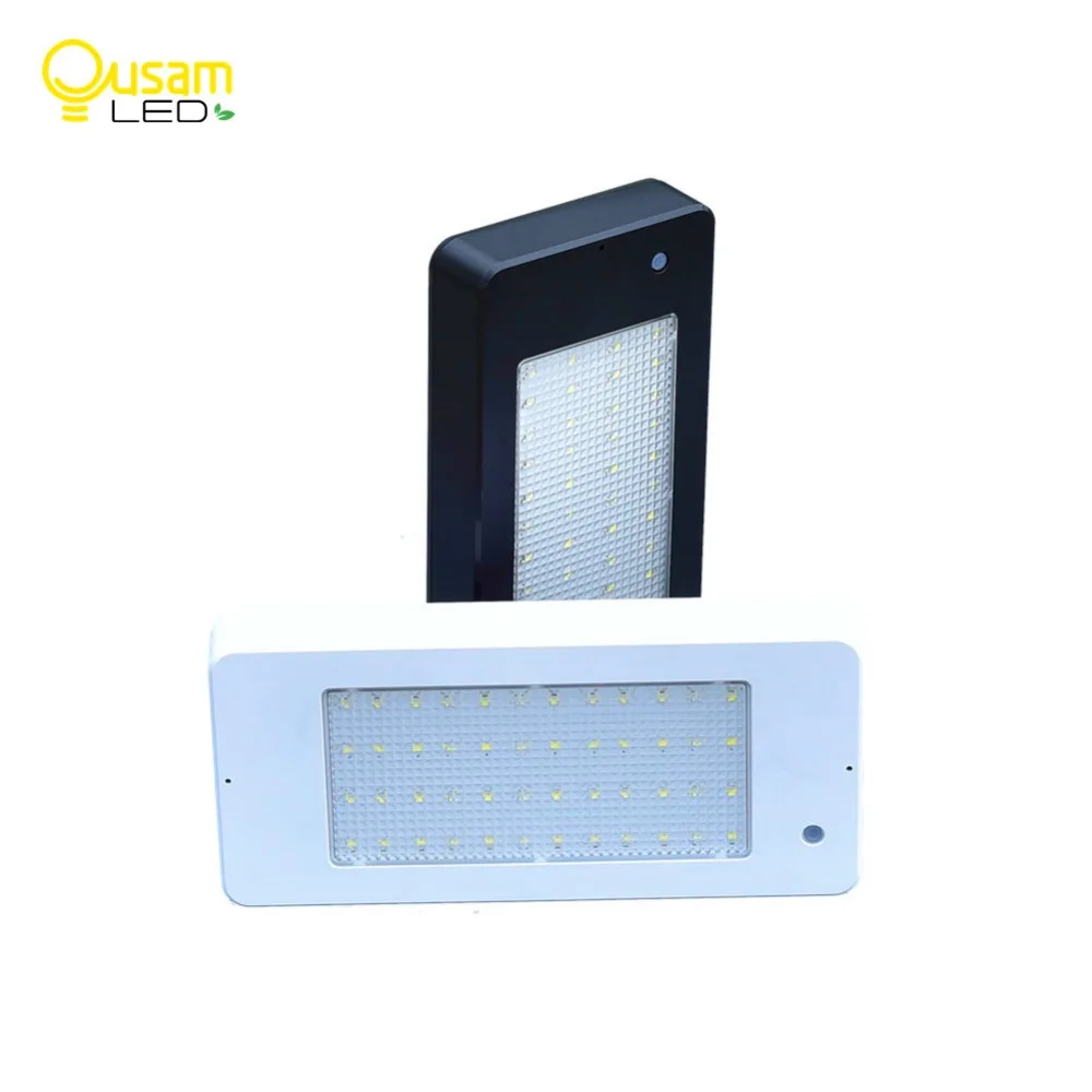 Lâmpada de Parede Solar com Sensor de Movimento Movido a Energia Luzes da Varanda à Prova Led ao ar Iluminação Livre Radar Lâmpada Led Luz Solar d' Água 800lm 48 9 Parede Solar Com Sensor De Movimento Radar