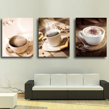 

Giclee Printing Canvas Home Decor Art Picture Coffee Cup of Tea for Kitchen Wall Painting Modern Canvas Prints Modular Pictures