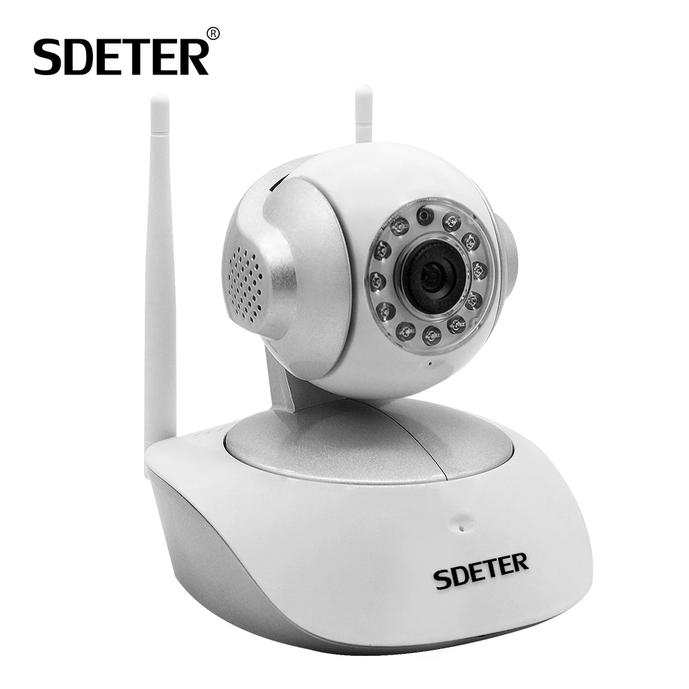 Sdeter HD 720 P дома Охранной Сигнализации Системы IP Камера Товары теле- и видеонаблюдения ИК Ночное видение для IOS/Android ptz Крытый Камера CCTV