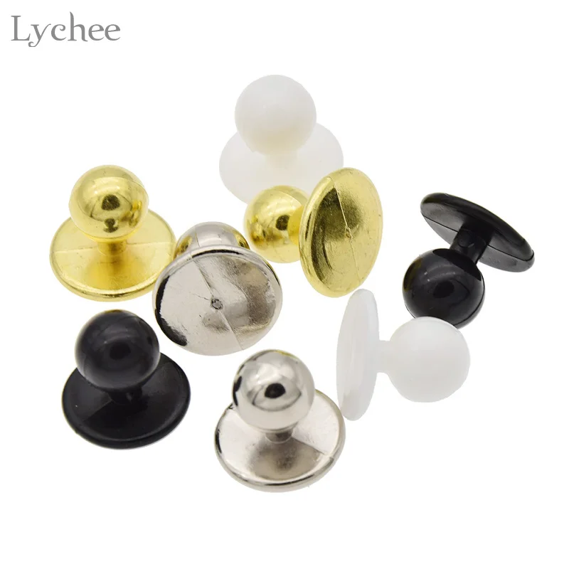 

Lychee 10pcs Plastic Buttons Restaurant Uniforms Chef Jacket Uniform Suit Buttons DIY Handmade Sewing Supplies