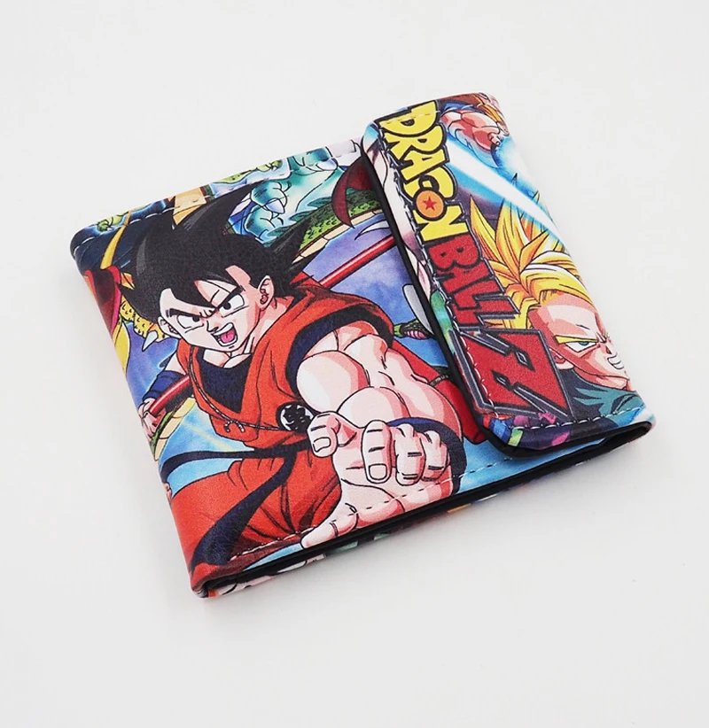 Короткий кошелек из искусственной кожи с рисунком японского аниме DRAGON BALL Z Super Saiyan Son Goku Son Gohan