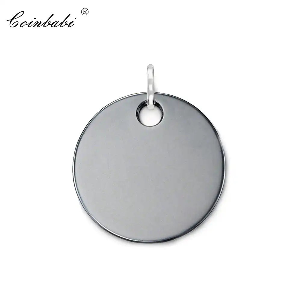 Adorno Colgante 925 Plata Negro Joyería Collar Estilo Thomas Sterling 2017