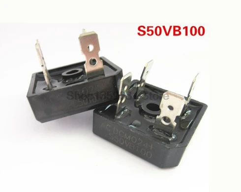 

5PCS GBPC5010 GBPC5010W KBPC5010 S50VB100 50A 1000V Power Bridge Rectifiers