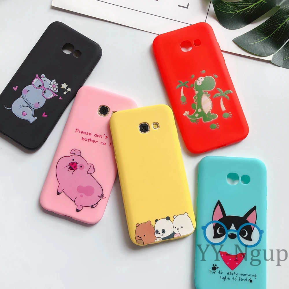 J3 J5 J7 мягкий чехол для Etui Samsung Galaxy 2017 EU 3D Kawaii Ремешок силиконовый 2016