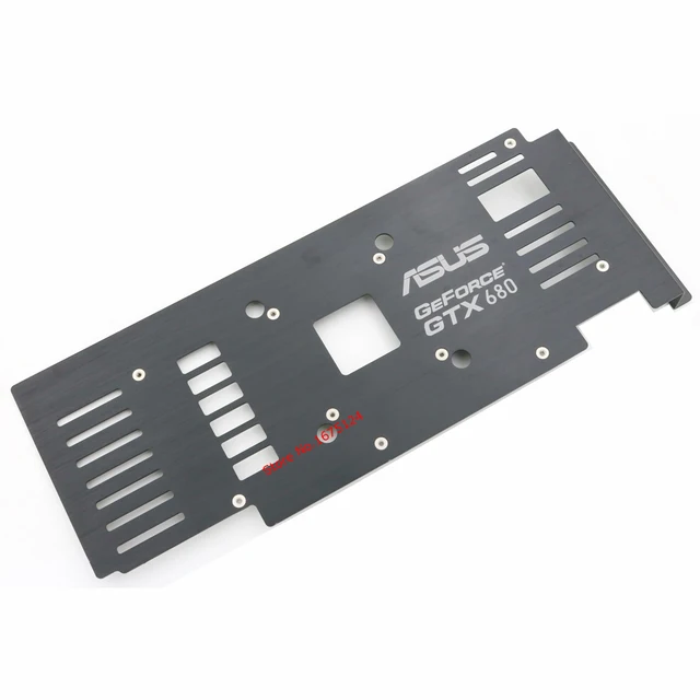 computer metal protector pad board behind VGA card backplate for ASUS