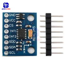 Diymore GY 291 ADXL345 Тройная ось IIC SPI сенсорный модуль ускорения