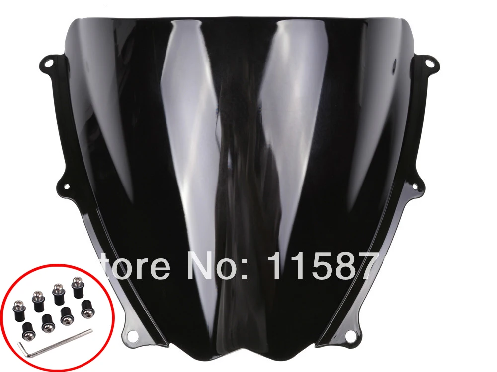 

1XPCS Black Windshield WindScreen For Suzuki GSXR 1000 K7 2007 2008 Free Shipping