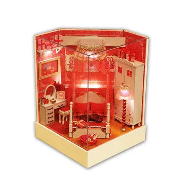 

Hand-in-Hand Happiness DIY Cabin Hand-assembled House Model Toys