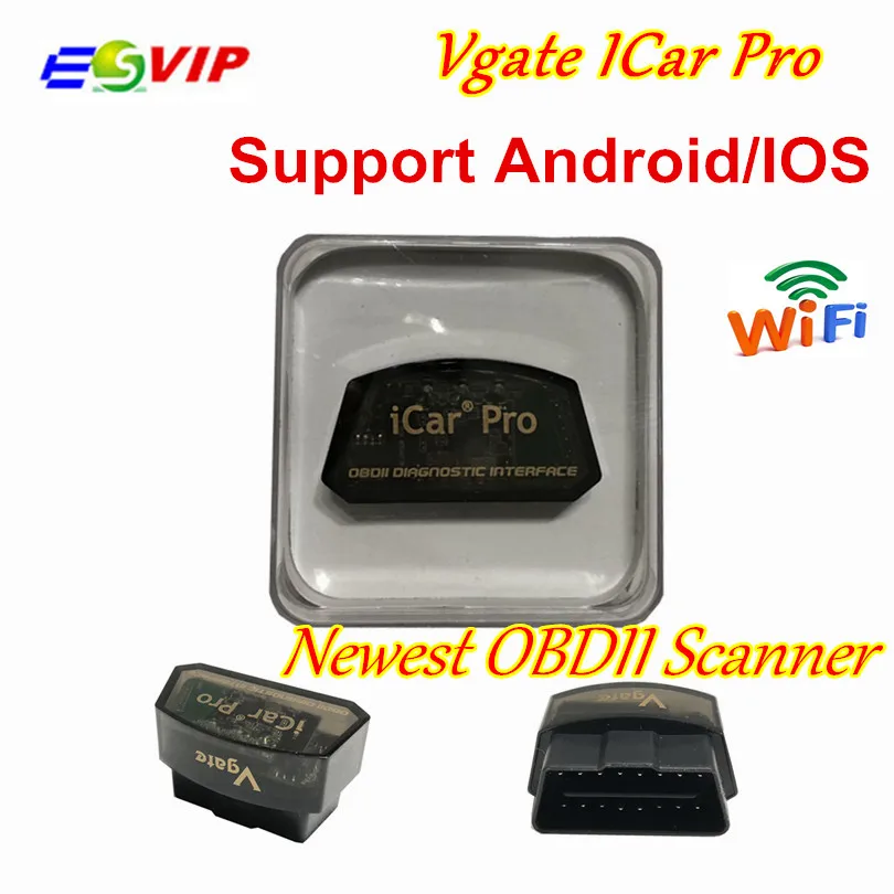 Vgate iCar Pro ELM 327 OBD2 сканер Bluetooth 4,0 wifi для Android/IOS OBD Автомобильный диагностический инструмент ELM327 V2.1 Easydiag PK V1.5 - Цвет: ICAR PRO WIFI