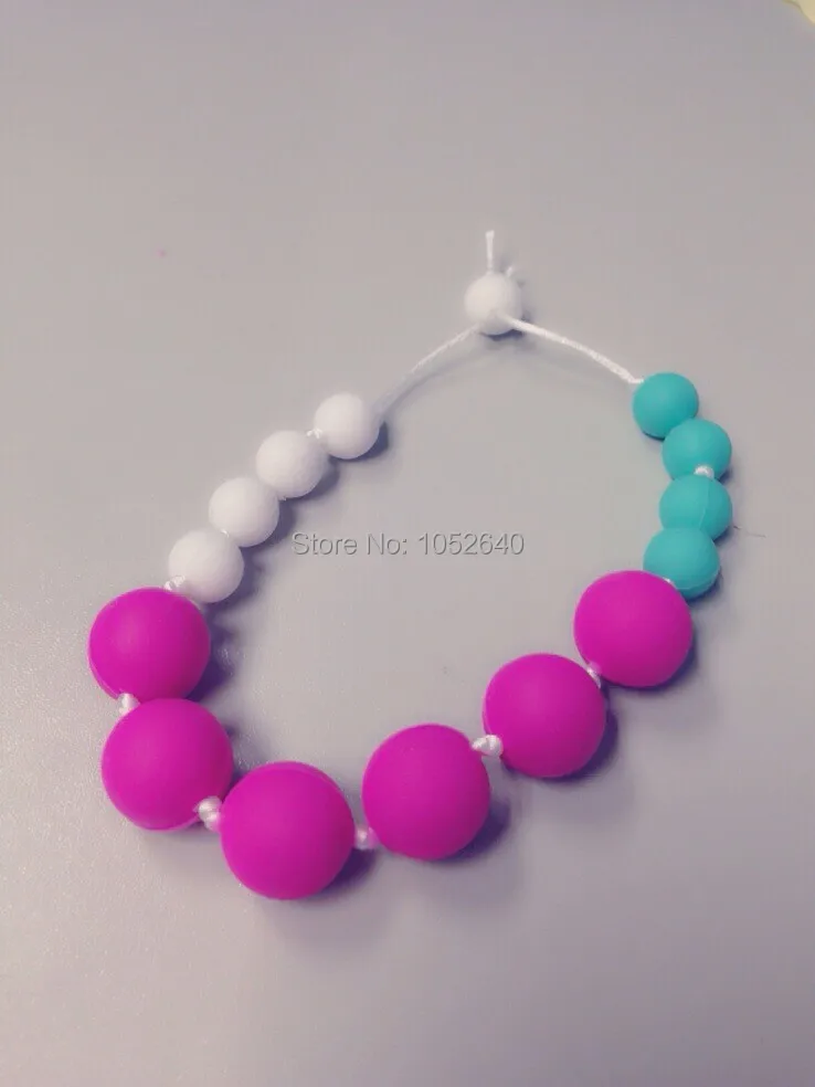 Silicone Teething Bracelet For Mom Nursing Babywearing Silicone Teething Necklace For Mom Nursing Babywearing Baby Teether Toys