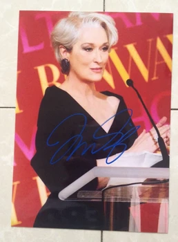 

signed Meryl Streep autographed original photo 5*7inches collection free shipping 092018A