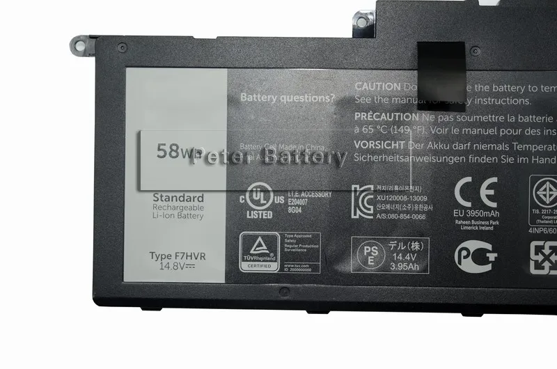 Оригинальный аккумулятор JIGU F7HVR для ноутбука Dell INS15BD Inspiron 14 15 15r 5545 17 7000 7437 7537 7737