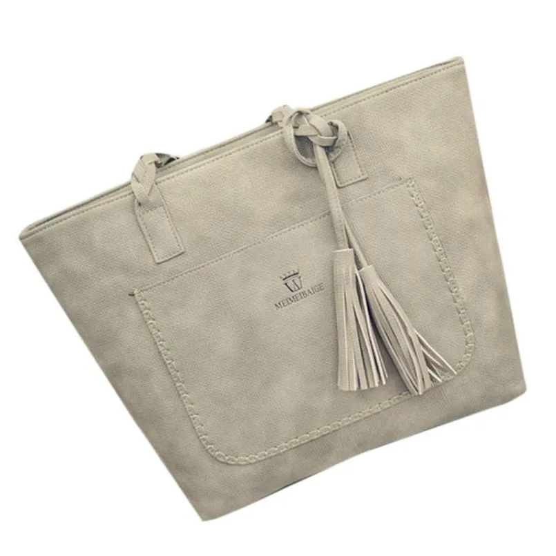 Для женщин Мода кисточкой сумка большая сумка дамы кошелек bolsa feminina sac основной 40mi06