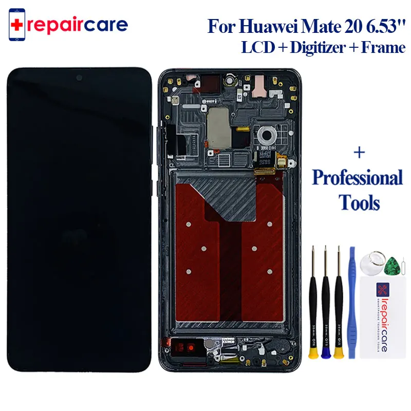 6.53'' OLED New Screen LCD For Huawei mate 20 Display Touch Digitizer Assembly Replacement | Мобильные телефоны и