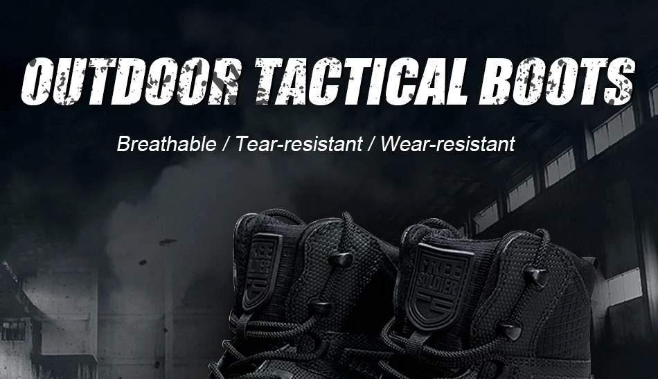 FREE SOLDIER Outdoor Climbing Shoes Lightweight Mountain Boot