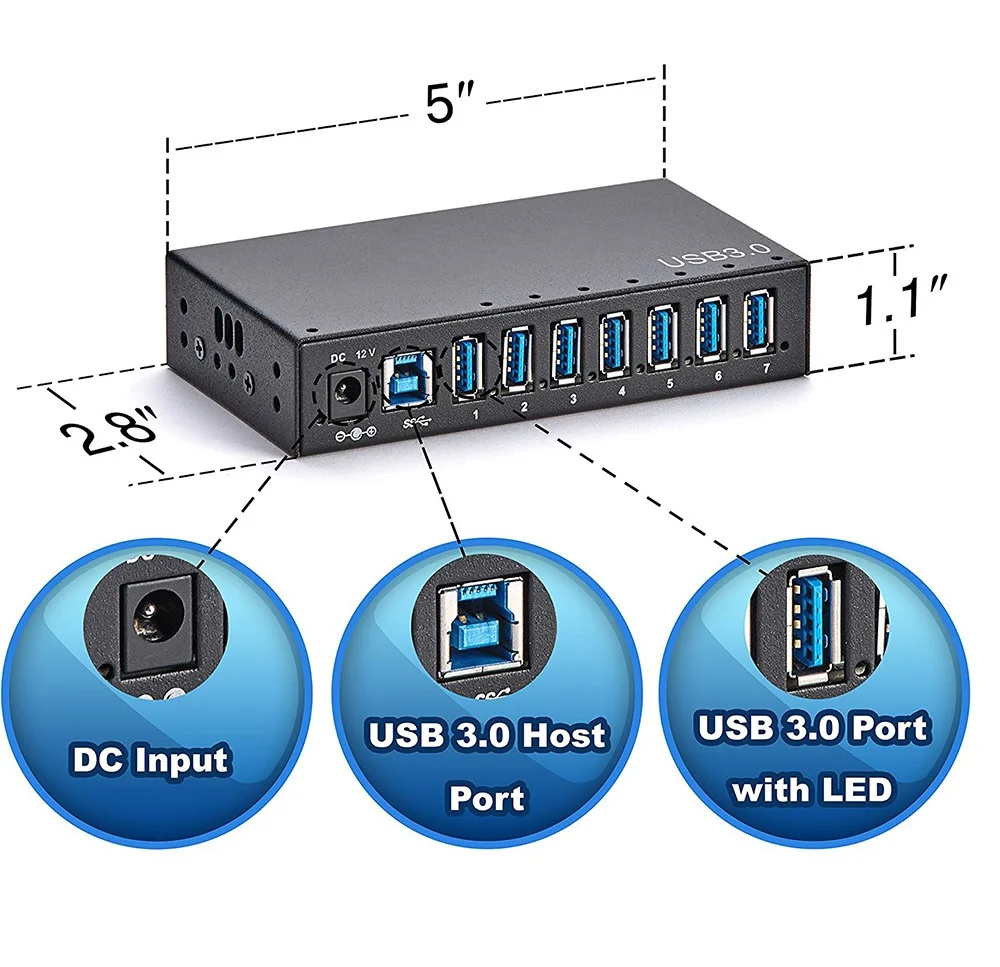 metal usb hub