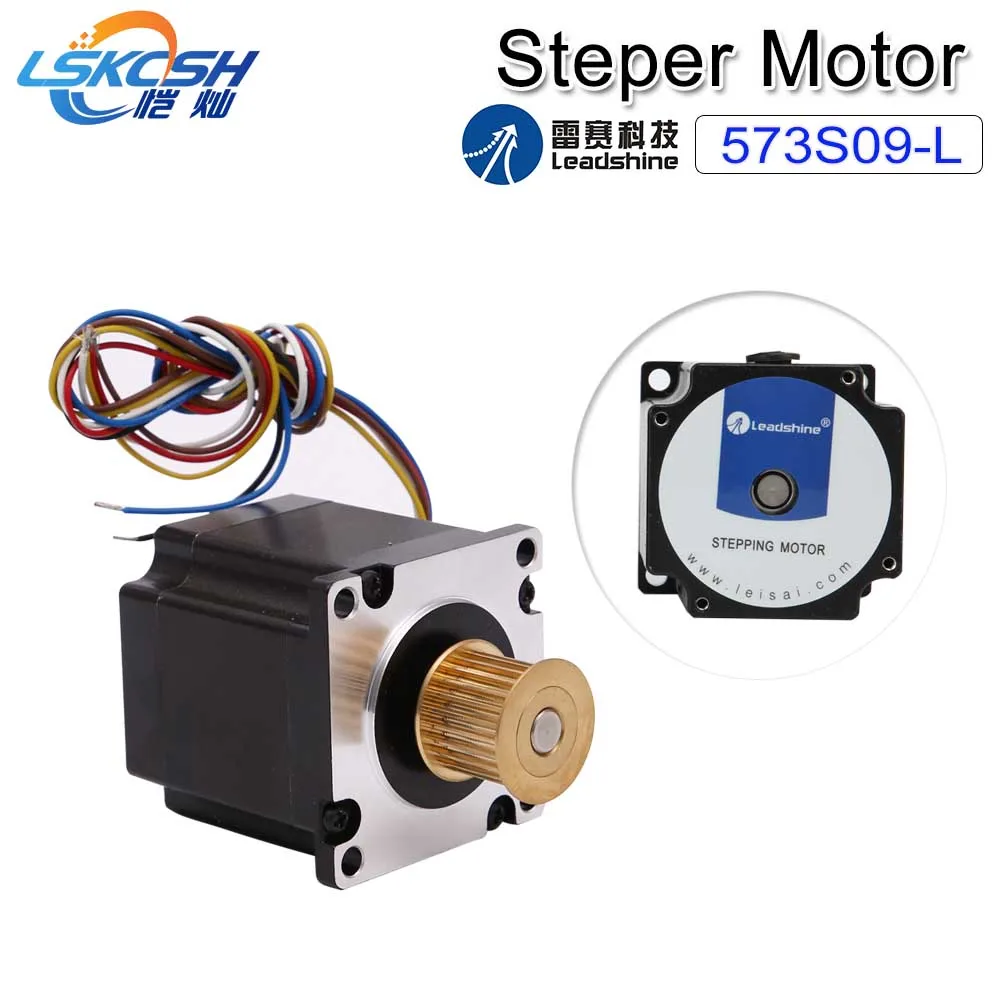 

LSKCSH 3 Phase Laser Leadshine Stepper Motor 573S09-L/573S15-L for Co2 Laser Engraving Cutting Machines 1390/1410 high quality