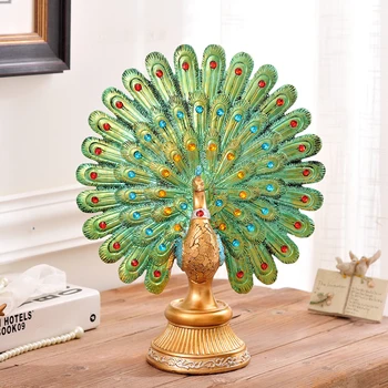 

Modern Chinese lucky living room decoration of European fashion TV cabinet entrance Home Furnishing crafts decoration