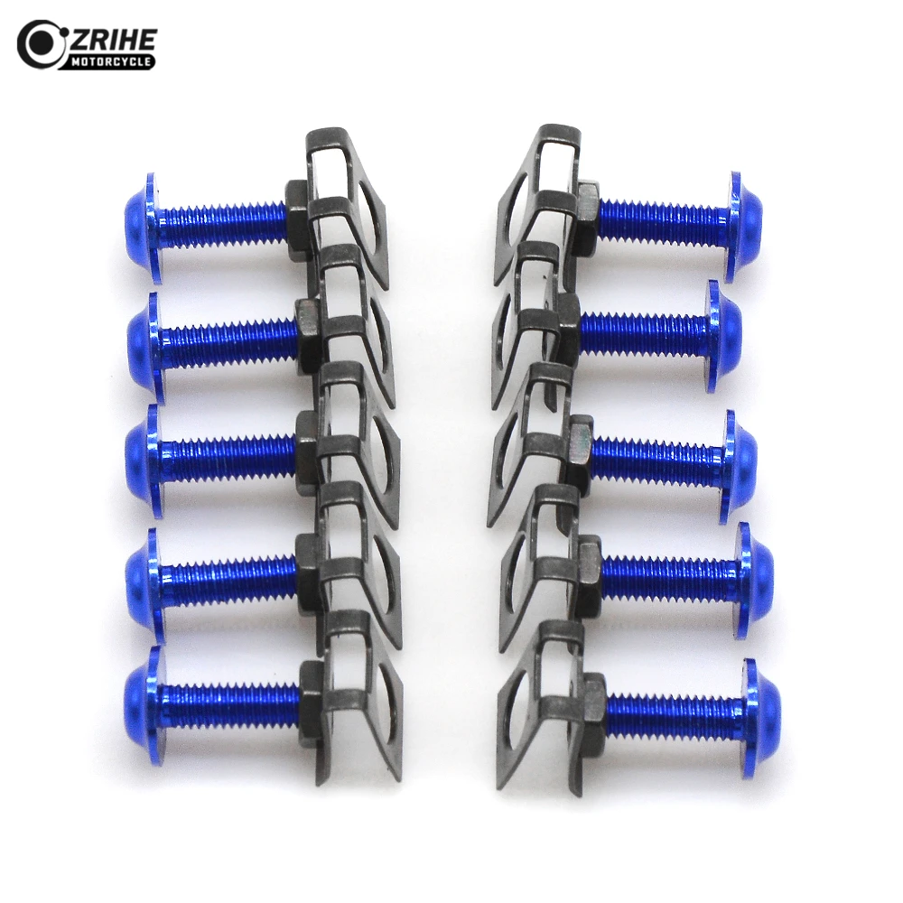 6MM CNC ALUMINUM Motorcycle Accessories Fairing body work Bolts Screws For BMW K1200R SPORT K1200S K1300 S R GT K1600 | Автомобили и