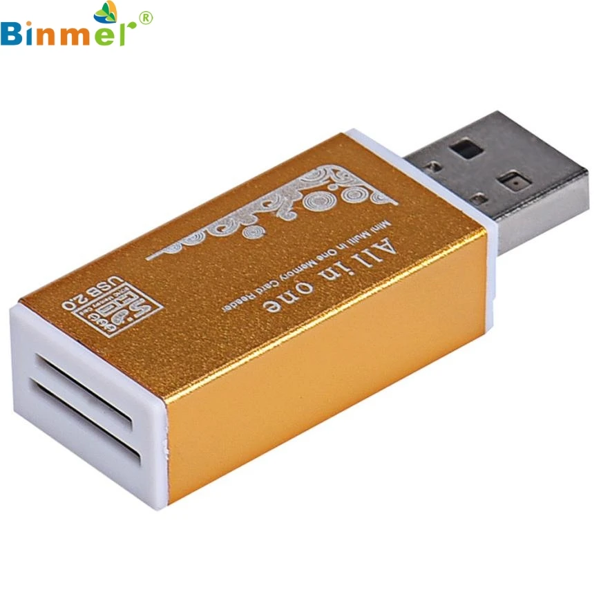 Binmer, заводская цена, USB 2,0, все в 1, устройство для чтения карт памяти, GD 60310, Mosunx, Прямая поставка