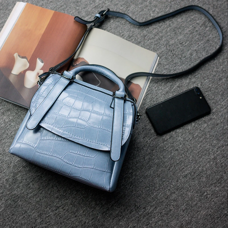 

Famous Brand Designer Women Handbags Genuine Leather Alligator Female Office Bag Cowhide Ladies Shoulder Bag Messenger Bag