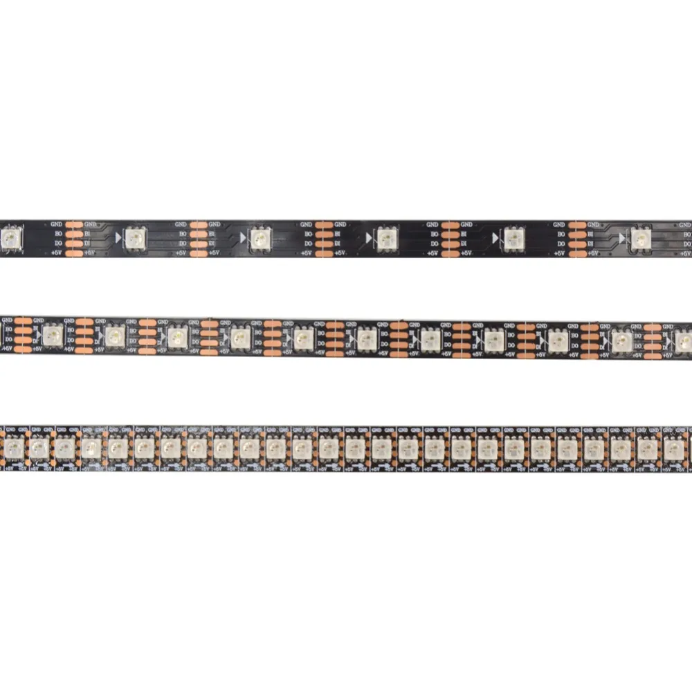 

New LED WS2813 Strip Addressable (Dual-signal wires,Better than WS2812B strip) 30/60/144LEDs/m DC5V WS2813 RGB led pixel strip