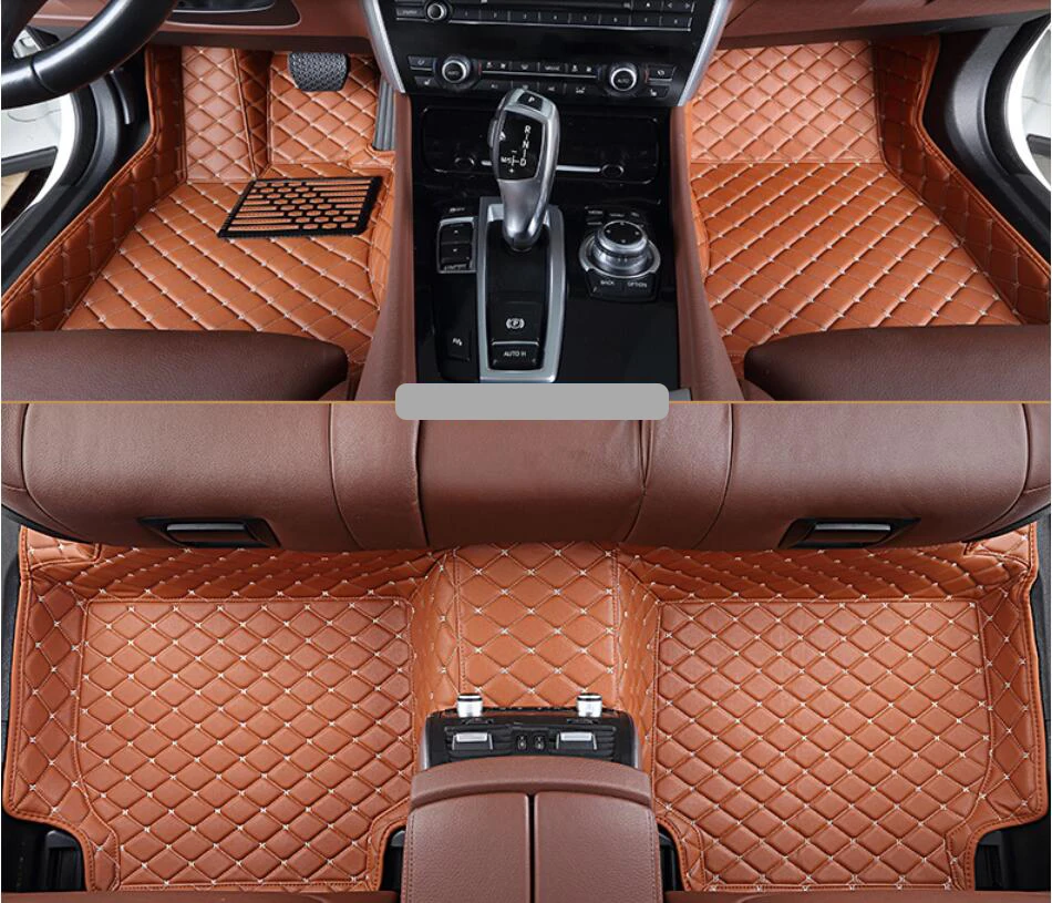 

Car Floor Mats For Hyundai Grand SantaFe 2013.2014.2015.2016.2017 Embroidery Leather Mats