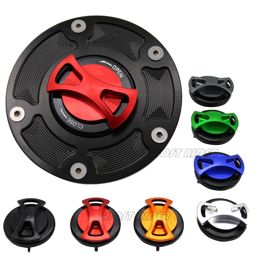 

Motorcycle Accessories CNC Keyless Gas Fuel Tank Cap Cover For Ducati MONSTER 696 / 796 / 1100 / EVO ALL YEARS