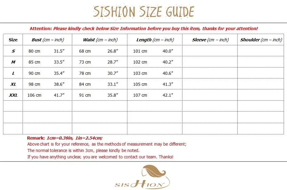 VD0702 SIZE INFOR.